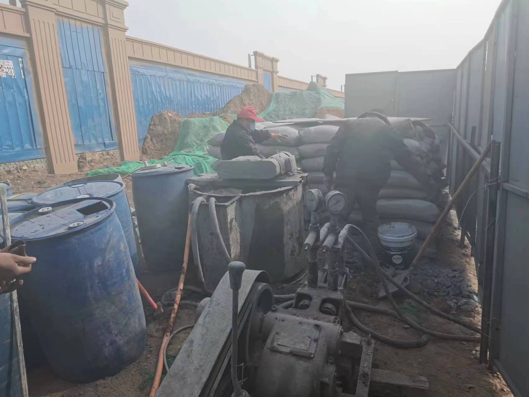 商城房屋下沉注浆